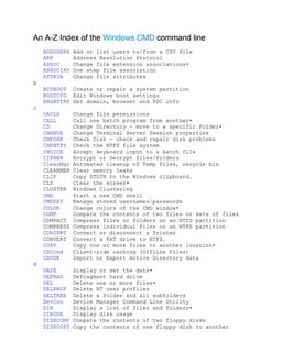 CMD Command prompts | PDF