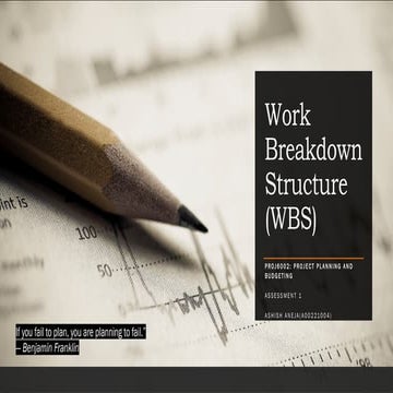 Work Breakdown Structure of Construction Work | PDF