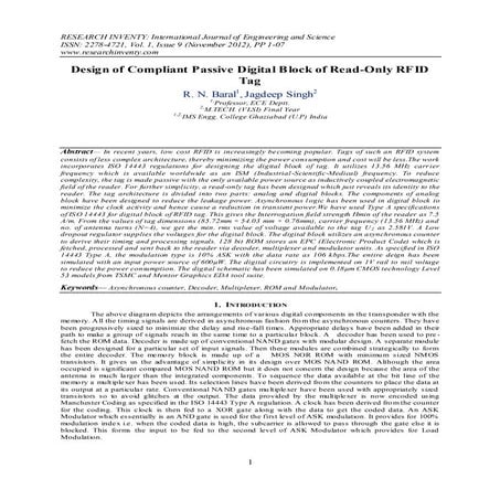 Research Inventy : International Journal of Engineering and Science is publis...