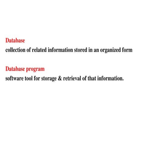 Ms access notes | PDF