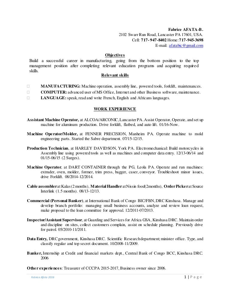 Fabrice Afata_Resume_Cover Letter_Assignment Fabrice Afata_Resume_Cover Letter_Assignment