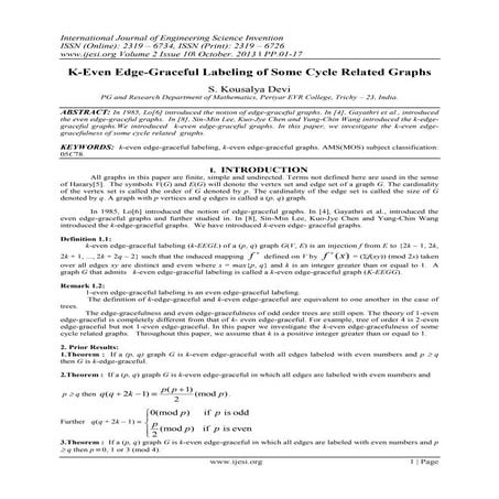 International Journal of Engineering and Science Invention (IJESI)