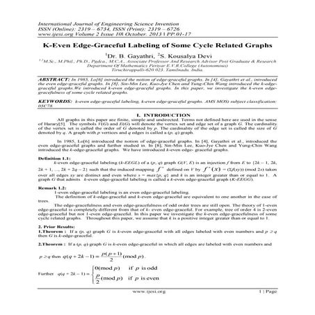 International Journal of Engineering and Science Invention (IJESI) 