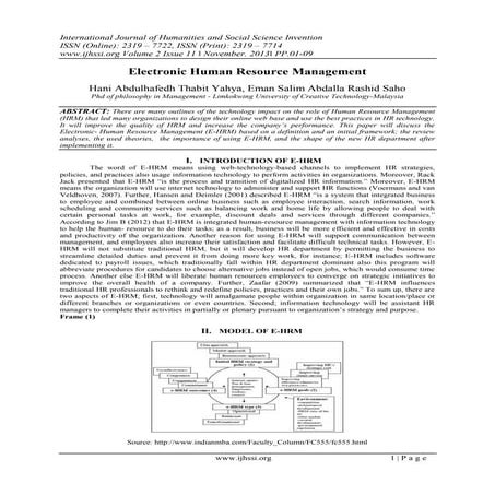 International Journal of Humanities and Social Science Invention (IJHSSI)