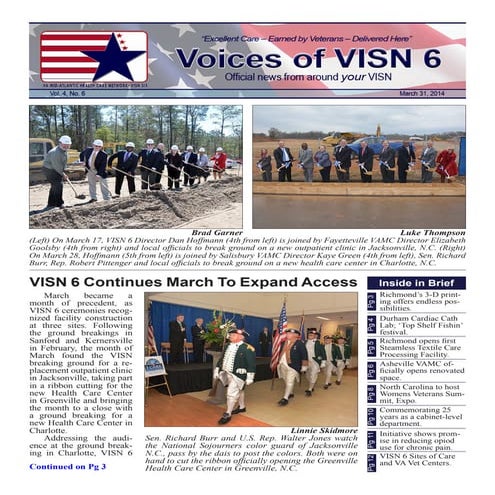 Voices of VISN 6 March 2014_3D Printing