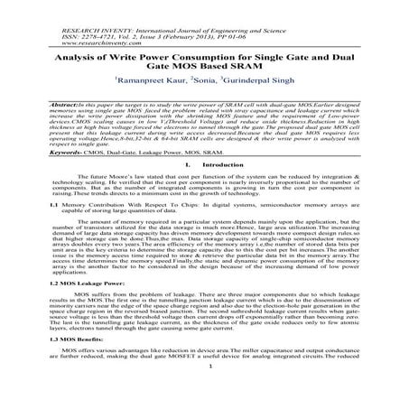 Research Inventy : International Journal of Engineering and Science