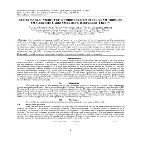 Research Inventy : International Journal of Engineering and Science