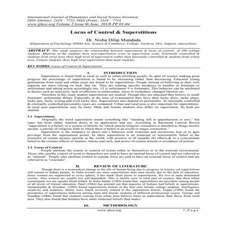 International Journal of Humanities and Social Science Invention ...