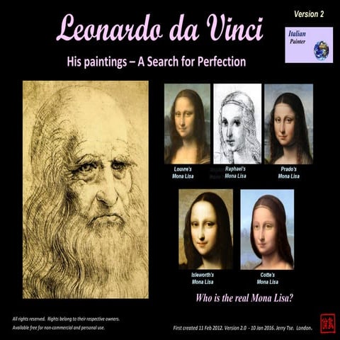 Leonardo's painting - Who is Mona Lisa ver 2.0