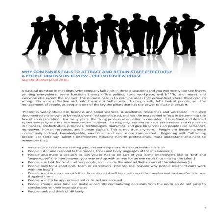 1Staff attraction and retention RF- Chris Ang