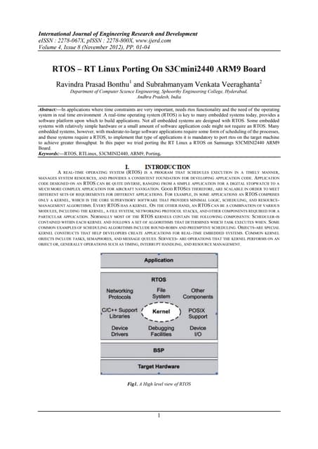 Welcome to International Journal of Engineering Research and Development (IJERD)