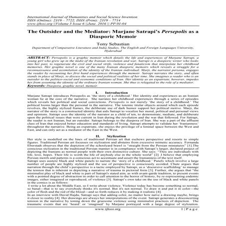 The Outsider and the Mediator: Marjane Satrapi’s Persepolis as a Diasporic Me...