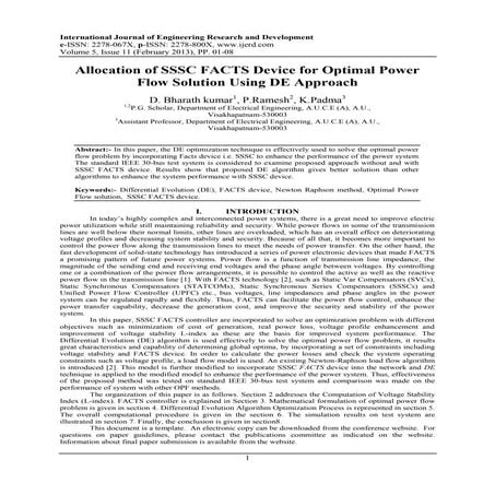 Welcome to International Journal of Engineering Research and Development (IJERD)