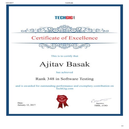 Software Testing -Techgig | PDF