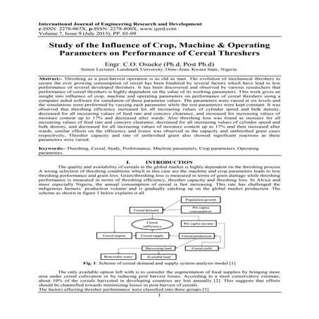 International Journal of Engineering Research and Development (IJERD)