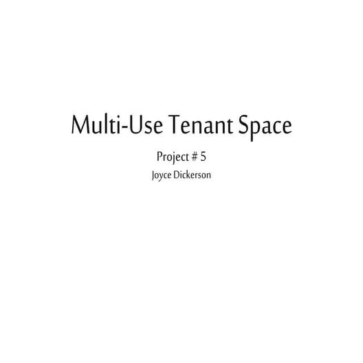 Dance Studio and Living Quarters