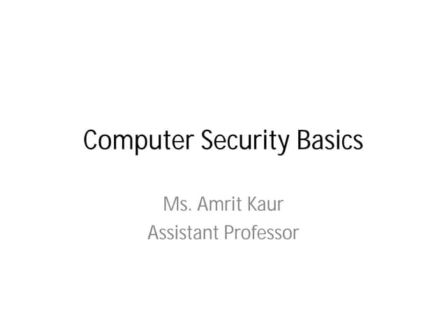 Security and Viruses