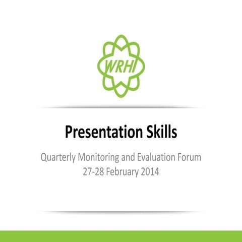 Presentation Skills_270214_ME Forum