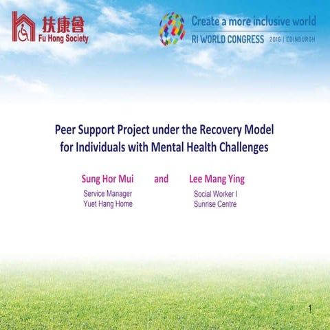RIWC_PARA_A090 - Peer Support and Mental Health 