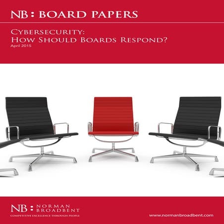 Norman Broadbent Cybersecurity Report - How should boards respond