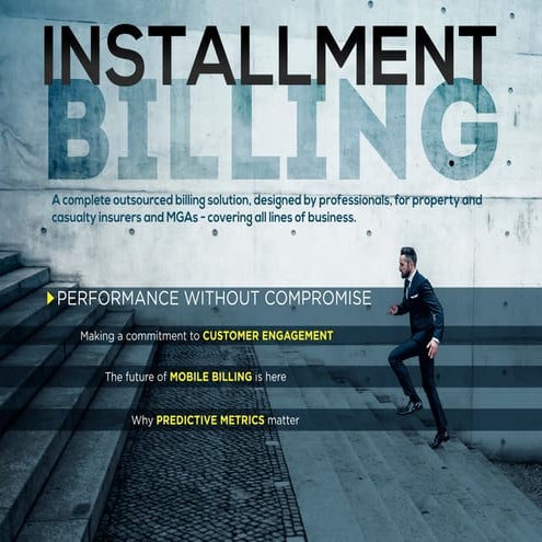 Input 1 Installment Billing
