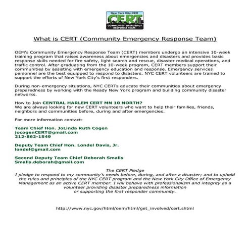 CERT | PPT