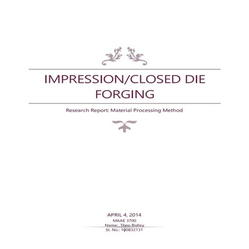 Closed Die Forging Report_revisionsEve