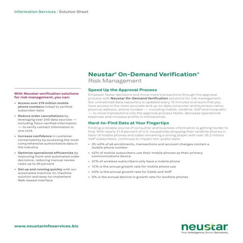 NIS - Risk Verification-SolutionSheet (1) | PDF