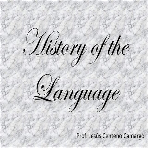 HOTEL (History of the English Language) INTRO