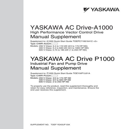 A1000 p1000 quick start (1) | PDF
