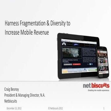 Digiday Mobile with Netbiscuits: Harnessing Fragmentation and Diversity to In...