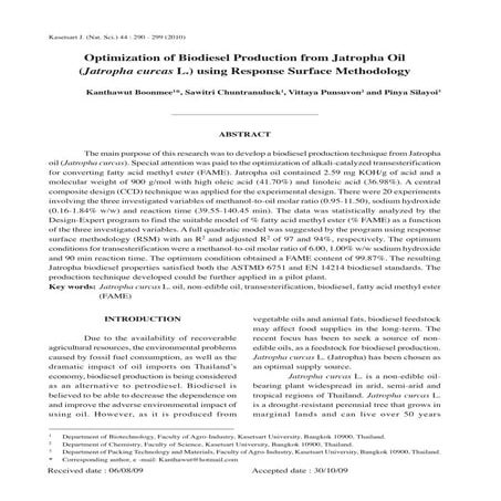 Optimization of neem seed oil extraction process using response surface ...