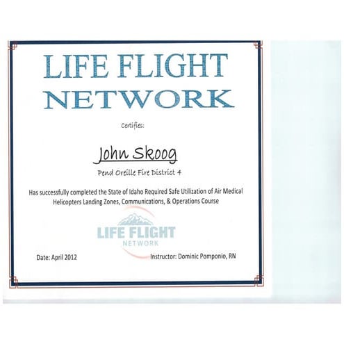 2012 Life Flight | PDF