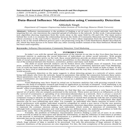 International Journal of Engineering Research and Development