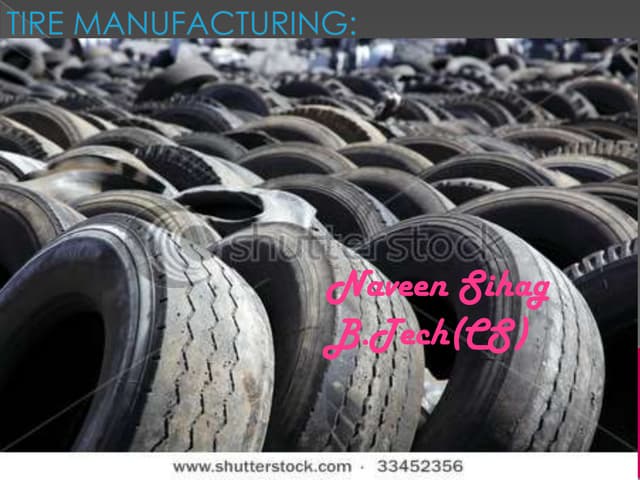 Manufacturing Processes Tyre Pdf
