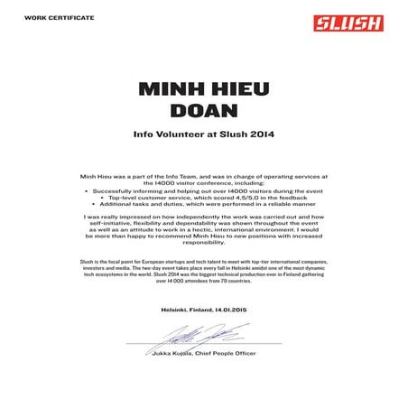 Slush (Info Team) | PDF