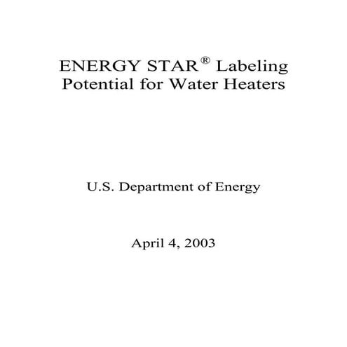 Water Heater Research Paper-final 4-4-3 | PDF