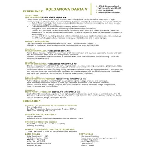 Robin.Graff resume | DOC