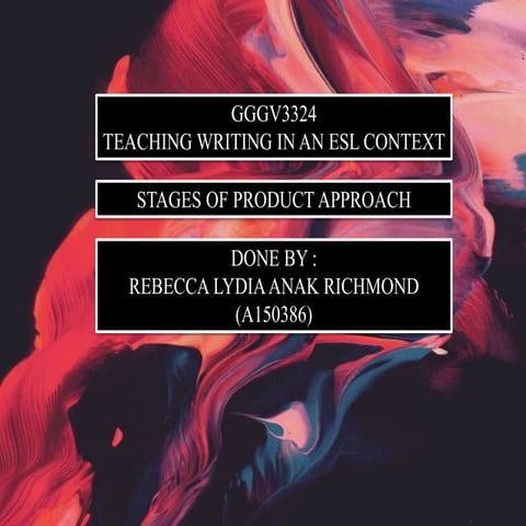 Product Approach by A150386