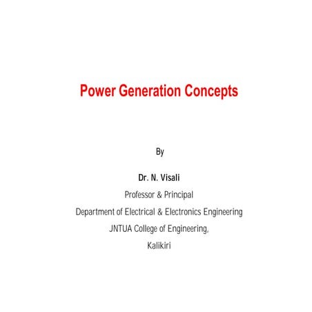power generation project  final year project