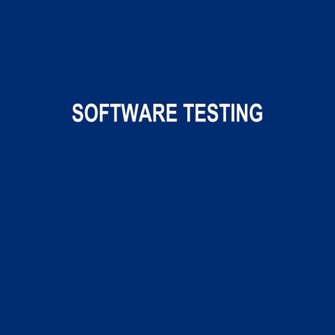 Software Testing | PPT