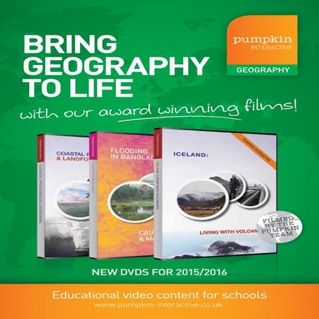 158 Pumpkin A5 Brochure Geography 2015 AW