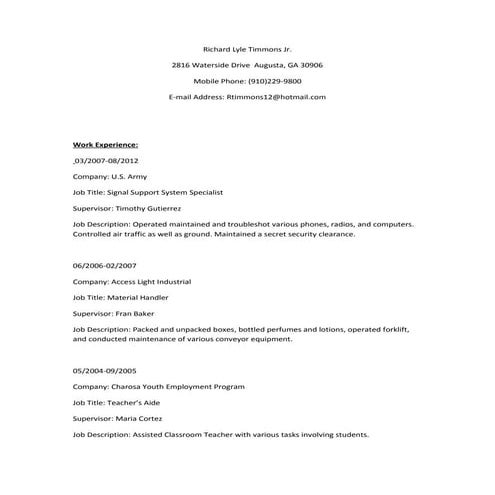 resume | DOCX
