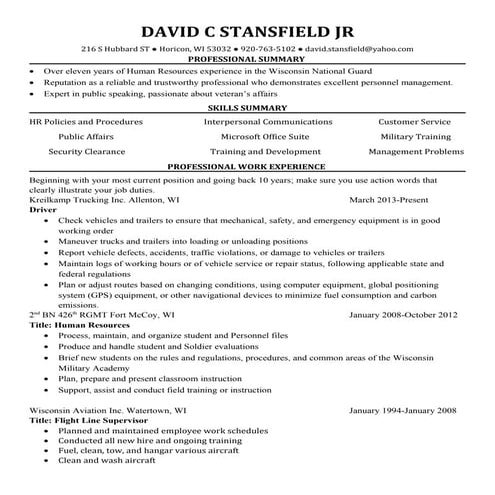 Resume June 2015