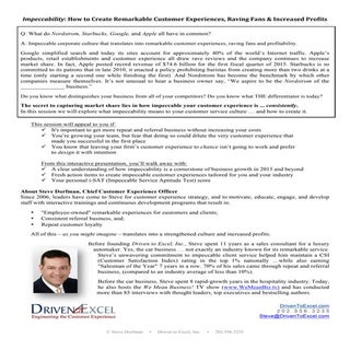 Impeccability - Abstract and Bio