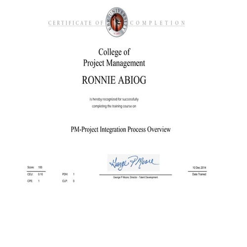 eLearning Certificate | PDF