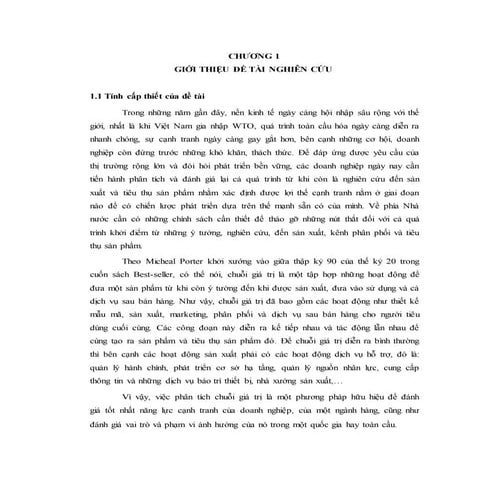 Phân tích chuỗi giá trị và đề xuất giải pháp phát triển bền vững trái nhãn ti...