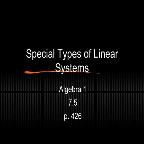 A17-5 special systems