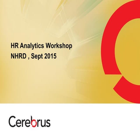 NHRD HR Analytics Presentation