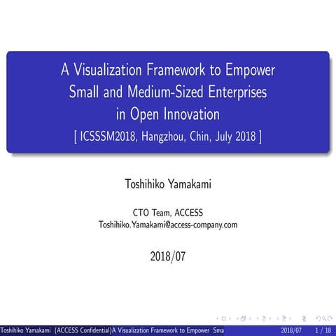 A Visualization Framework to Empower Small and Medium-Sized Enterprises in Op...